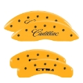 Picture of MGP 2 Caliper Covers Engraved Front MGP Yellow Finish Black Characters 2004 GMC Canyon