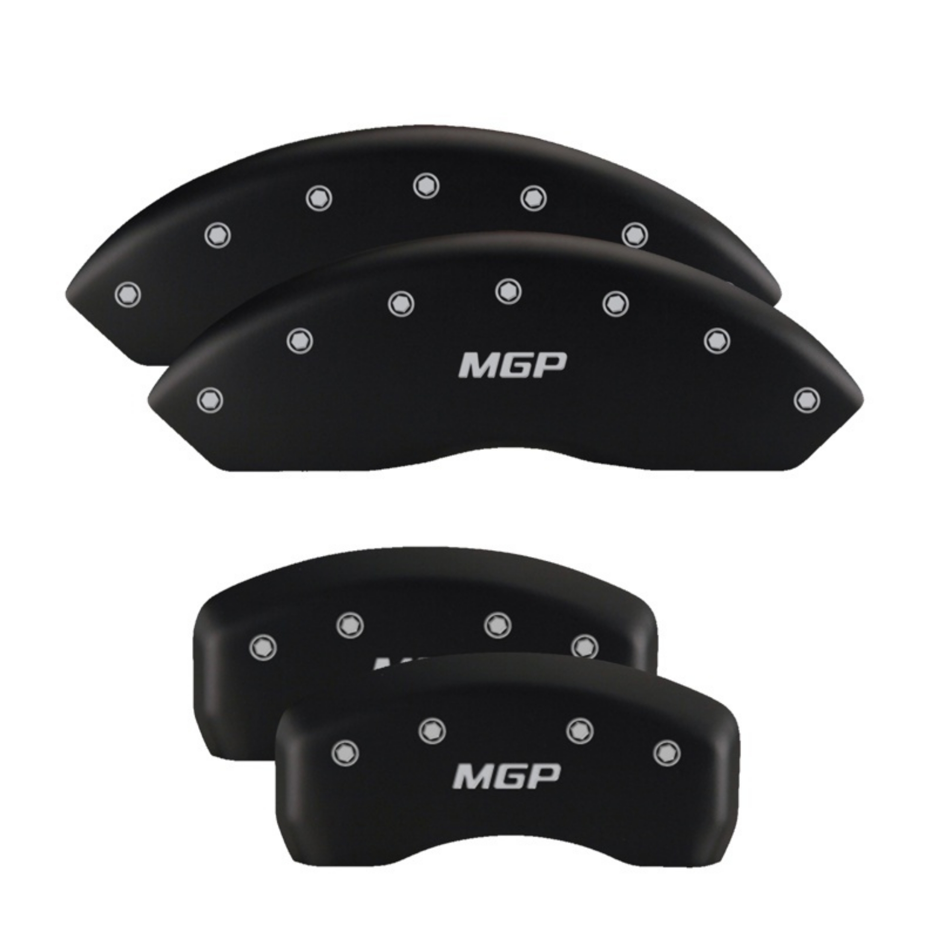 Picture of MGP 4 Caliper Covers Engraved Front Lincoln Rear MKZ Red Finish Silver Char 2019 Lincoln MKZ