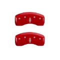 Picture of MGP 4 Caliper Covers Engraved Fr Lincoln Rr Star Logo Red Finish Sil Char 2017 Lincoln Continental