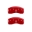 Picture of MGP 4 Caliper Covers Engraved Fr Lincoln Rr Star Logo Red Finish Sil Char 2017 Lincoln Continental