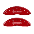 Picture of MGP 4 Caliper Covers Engraved Fr Lincoln Rr Star Logo Red Finish Sil Char 2017 Lincoln Continental