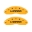 Picture of MGP 2 Caliper Covers Engraved Front Mopar Yellow Finish Black Char 2006 Jeep Wrangler