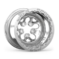 Picture of Weld Alpha-1 15x12 - 5x4-75 BP - 3in- BS Polished Wheel - Polished Double Beadlock MT
