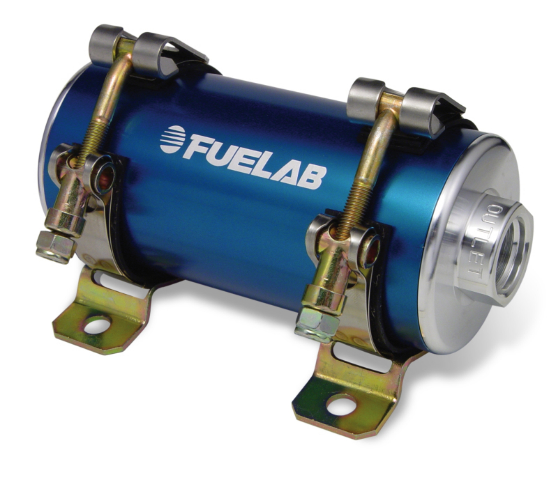 Picture of Fuelab Prodigy Reduced Size EFI In-Line Fuel Pump - 700 HP - Blue