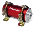 Picture of Fuelab Prodigy Reduced Size Carb In-Line Fuel Pump w-Internal Bypass - 800 HP - Red
