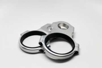 Picture of Fuelab Cage Mount Fuel Pump Billet Bracket Set - 2 Brackets for Each Pump