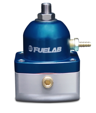 Picture of Fuelab 515 Carb Adjustable FPR 4-12 PSI 2 -10AN In 1 -6AN Return - Blue