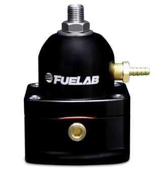 Picture of Fuelab 515 Carb Adjustable FPR Large Seat 1-3 PSI 2 -10AN In 1 -6AN Return - Black