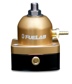 Picture of Fuelab 535 EFI Adjustable Mini FPR 25-90 PSI 2 -6AN In 1 -6AN Return - Gold