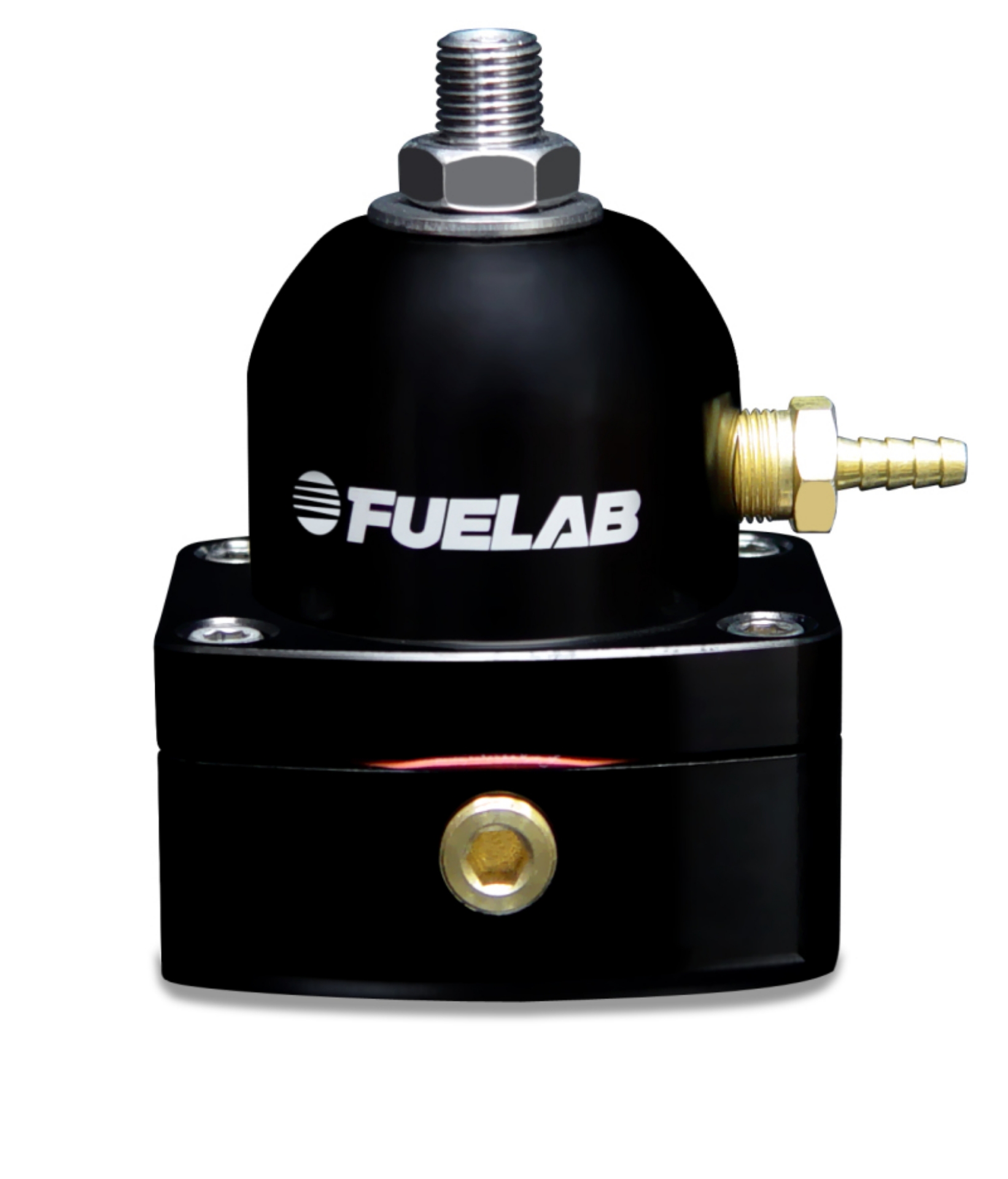 Picture of Fuelab 545 EFI Adjustable Mini FPR In-Line 25-90 PSI 1 -6AN In 1 -6AN Return - Black