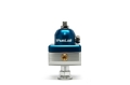 Picture of Fuelab 575 High Pressure Adjustable Mini FPR Blocking 25-65 PSI 1 -6AN In 2 -6AN Out - Blue