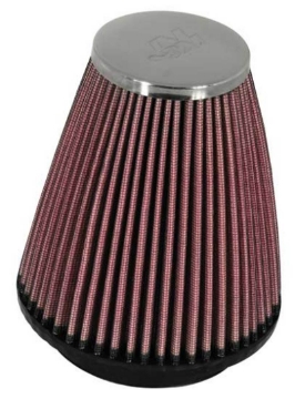 Picture of K&N Universal Chrome Filter 2-25 Inch Flange - 3-5 Inch Base - 2 Inch Top - 4 Inch Height