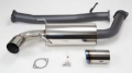 Picture of HKS RX8 75mm Single Ti-Tip Hi Power Cat-back Exhaust SUS304 NO COATING