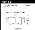 Picture of Hawk Porsche GT3 DTC-60 Street Front Brake Pads