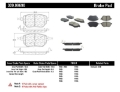 Picture of StopTech Performance 03-11-05 Infiniti - 05-06 Nissan Front Brake Pads