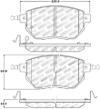 Picture of StopTech Performance 03-11-05 Infiniti - 05-06 Nissan Front Brake Pads