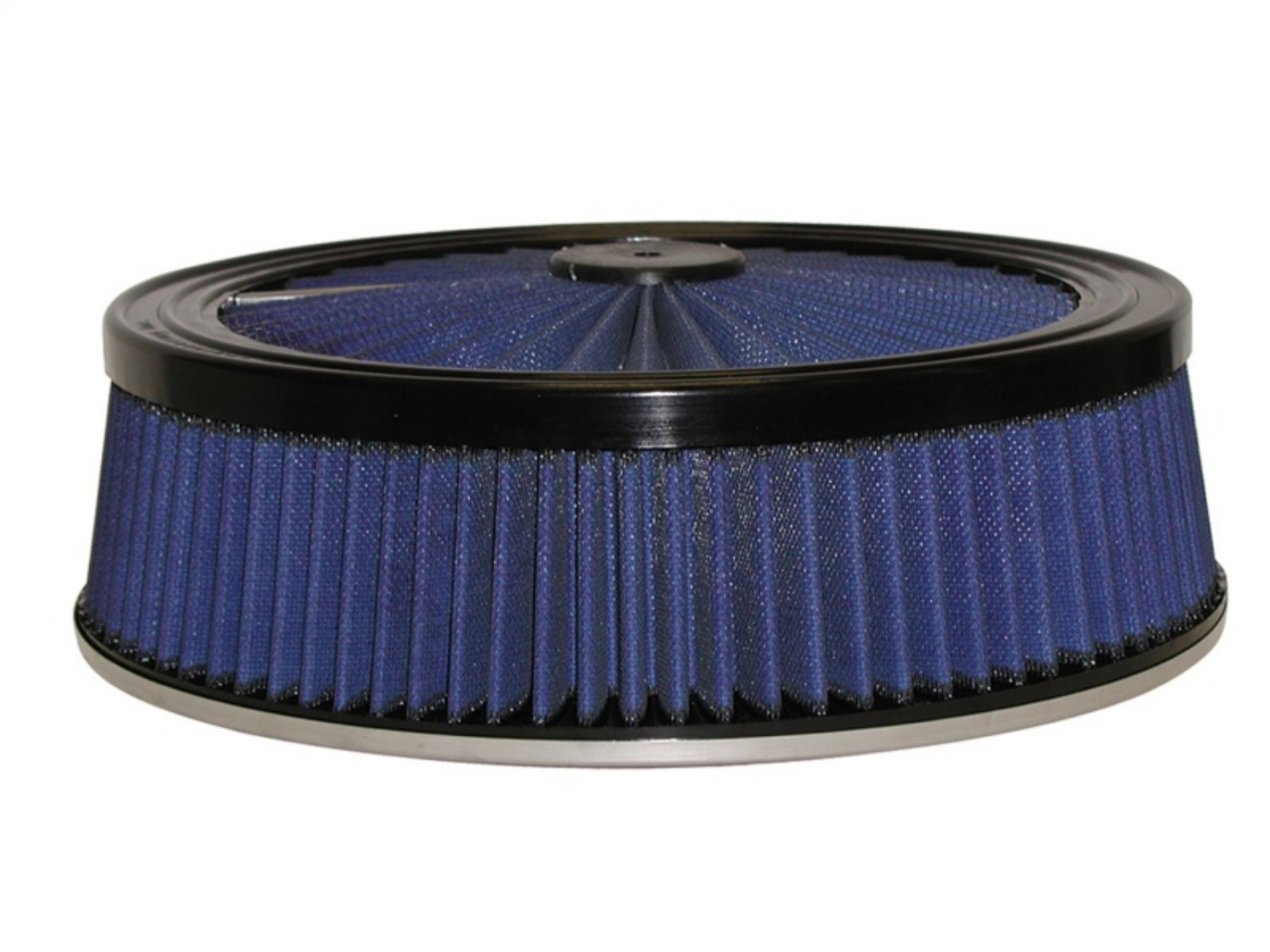 Picture of aFe MagnumFLOW Air Filters Round Racing P5R A-F TOP Racer 14D x 4H Blk-Blue