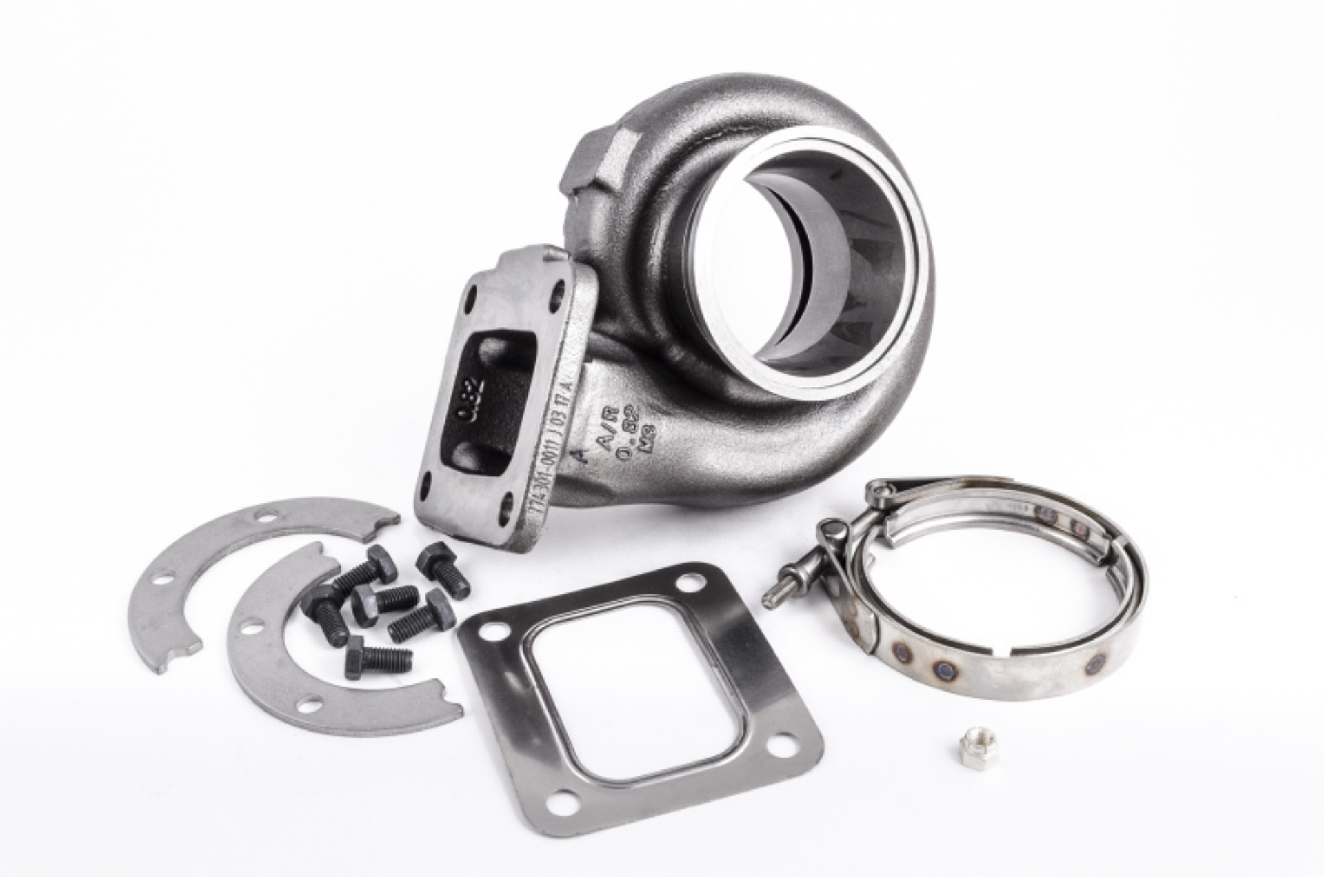 Picture of Garrett GT35R Turbine Hsg Kit O-V T4 - V-Band 0-82 A-R Hi Sil
