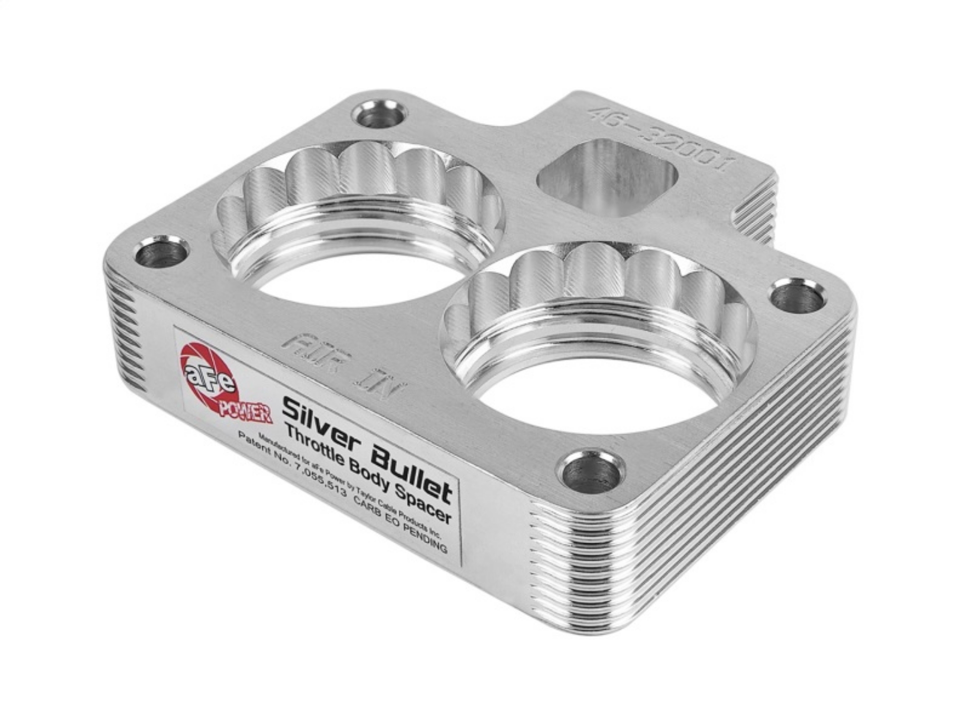 Picture of aFe Silver Bullet Throttle Body Spacers TBS Dodge Trucks 94-01 V8-5-2-5-9L