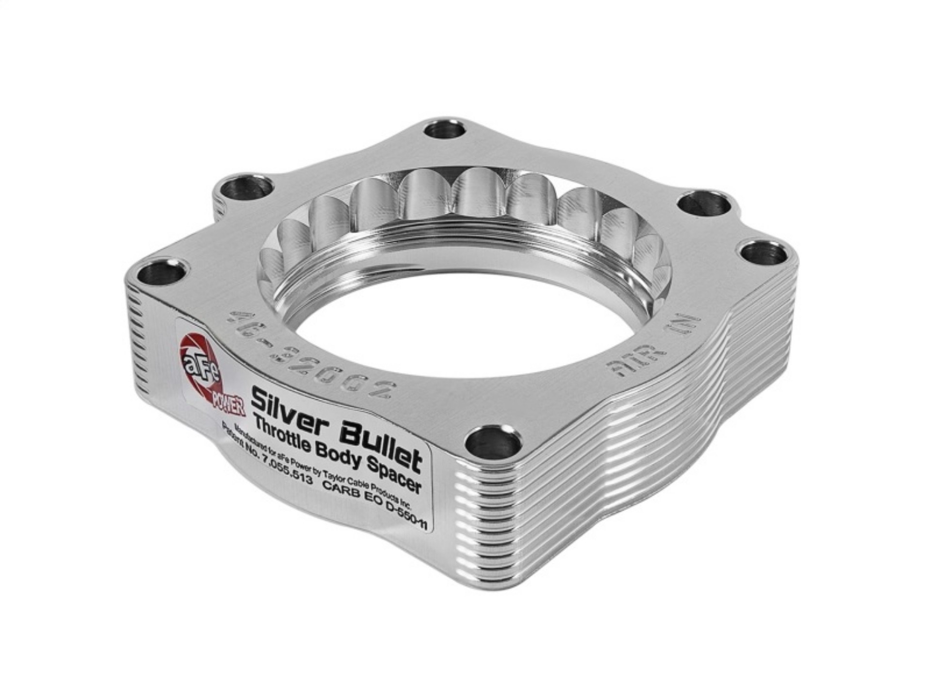 Picture of aFe Silver Bullet Throttle Body Spacers TBS Dodge Ram 03-08 V8-5-7L Works w- 5x-10382 only
