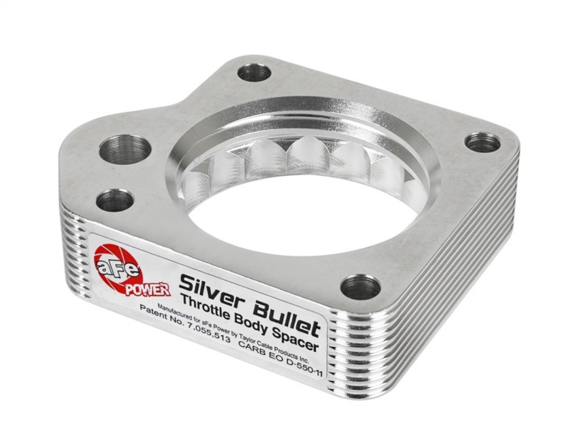 Picture of aFe Silver Bullet Throttle Body Spacers TBS Ford Ranger-Explorer 90-01 V6-4-0L Excluding SOHC