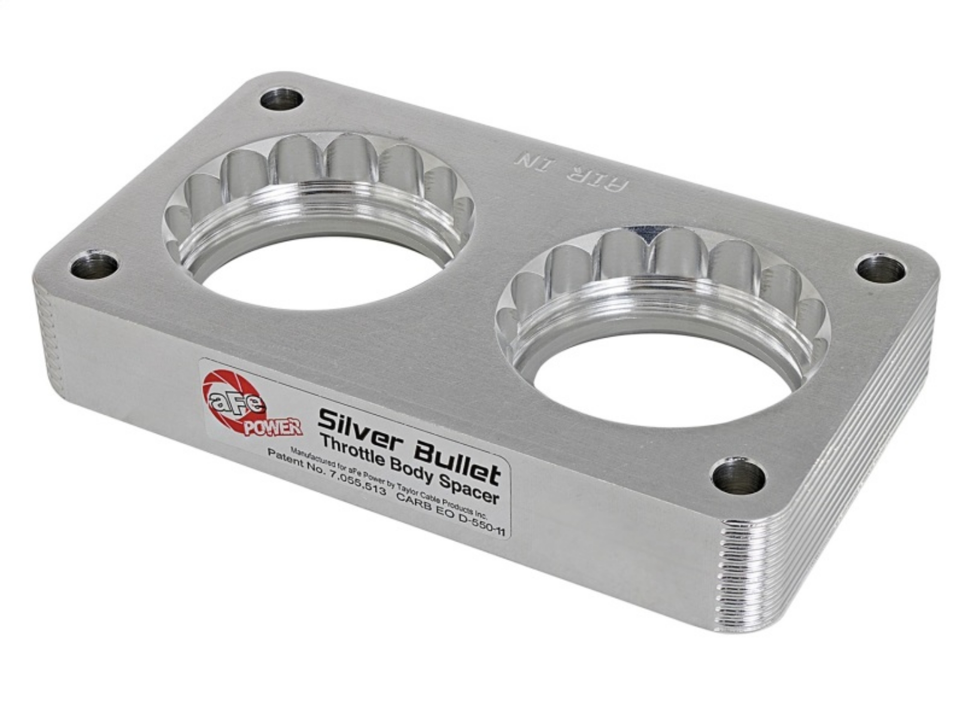 Picture of aFe Silver Bullet Throttle Body Spacers TBS Ford Trucks 99-04 V10-6-8L
