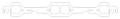 Picture of Cometic GM LT1 1-520 inch X 1-510 inch Port -30 inch MLS Exhaust Gaskets