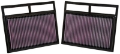 Picture of K&N Replacement Air Filter MERCEDES-BENZ CL600 5-5L-V12; 2003 2 PER BOX