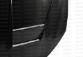 Picture of Seibon 10-11 VW Golf GTI 5K-MK6 DV Carbon Fiber Hood w- Shaved Emblem