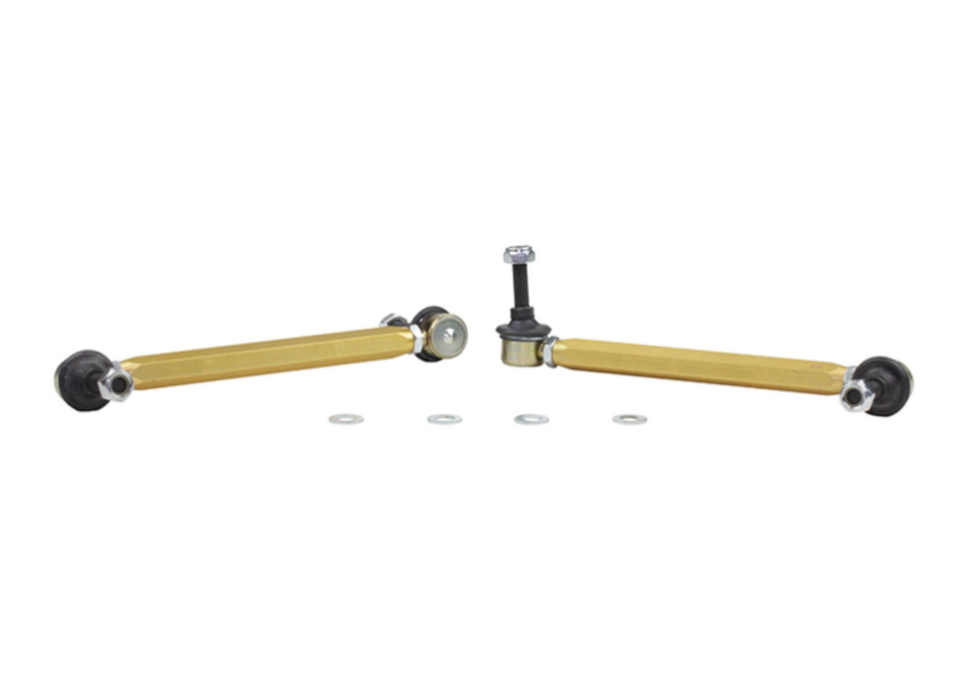 Picture of Whiteline 02-06 Mini Cooper S Front Swaybar link kit-Adjustable ball end links