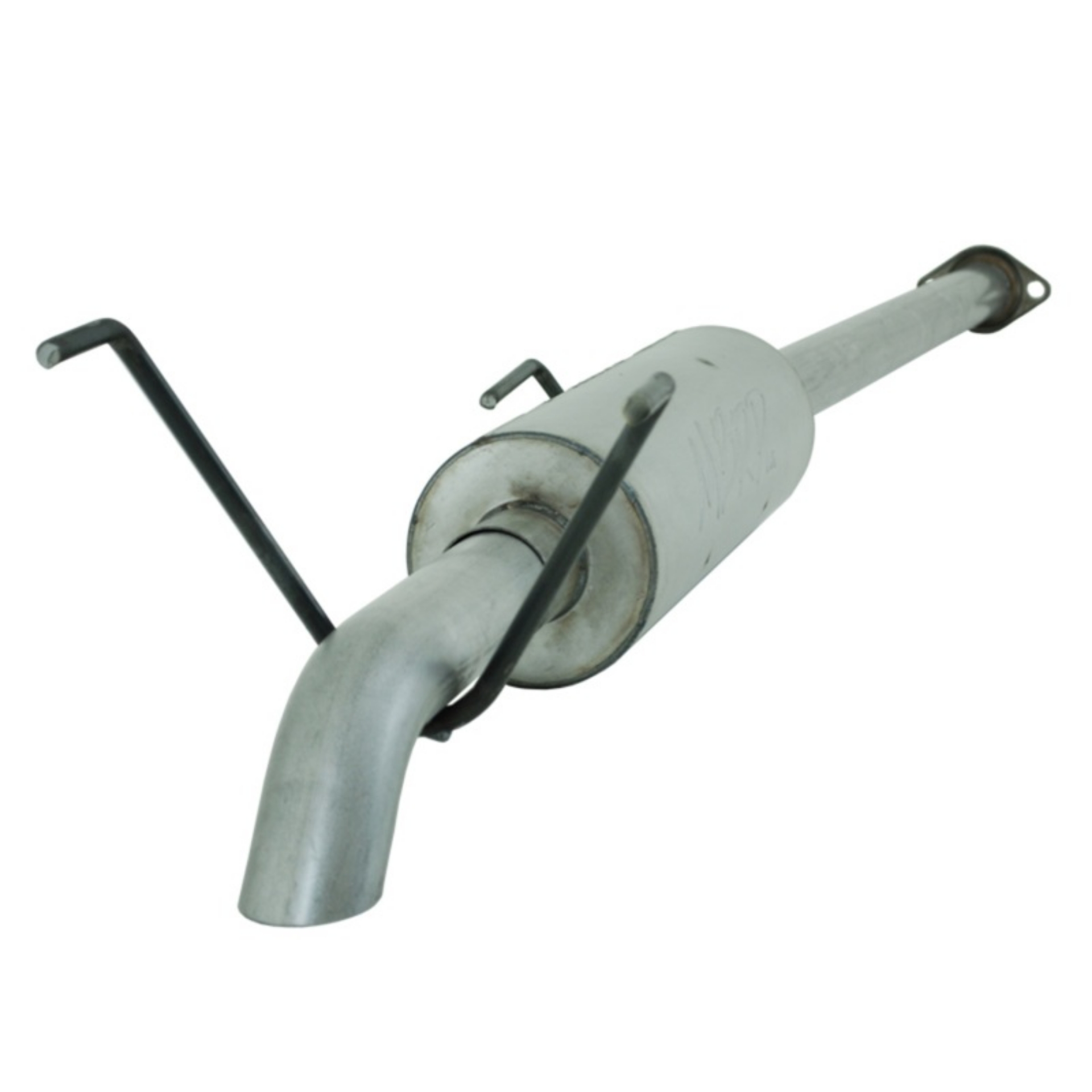 Picture of MBRP 05-11 Toyota Tacoma 4-0L EC-CC-SB Cat Back Turn Down Single Side Alum Exhaust