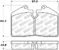 Picture of StopTech Performance Pad