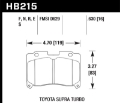 Picture of Hawk 93-98 Toyota Supra TT HT-10 Race Front Brake Pads
