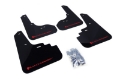 Picture of Rally Armor 05-09 Subaru Legacy - Outback Black UR Mud Flap w-Red Logo