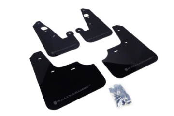 Picture of Rally Armor 07-17 Mitsubishi Lancer Black UR Mud Flap w- Grey Logo