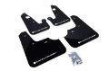 Picture of Rally Armor 07-17 Mitsubishi Lancer Black UR Mud Flap w- White Logo