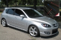 Picture of Rally Armor 04-09 Mazda3-Speed3 Black UR Mud Flap w- Blue Logo