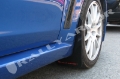 Picture of Rally Armor 08-17 Mitsubishi EVO X Black UR Mud Flap w- Red Logo