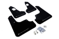 Picture of Rally Armor 08-17 Mitsubishi EVO X Black UR Mud Flap w- Silver Logo