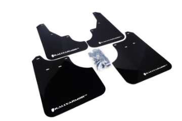Picture of Rally Armor 09-13 Subaru Forester Black UR Mud Flap w- White Logo