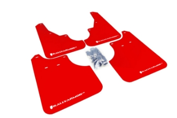 Picture of Rally Armor 09-13 Subaru Forester Red UR Mud Flap w- White Logo