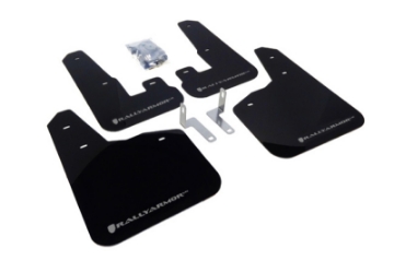Picture of Rally Armor 10-14 Subaru Legacy Black UR Mud Flap w- Silver Logo