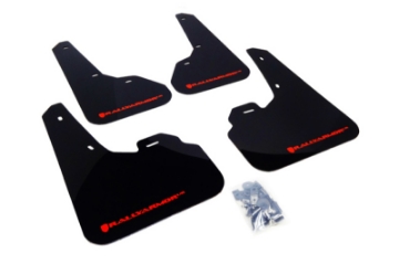 Picture of Rally Armor 10-13 Mazda3-Speed3 Hatch-Sedan Black UR Mud Flap w-Red Logo