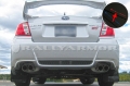 Picture of Rally Armor 11-14 Subaru WRX-STI Sedan Only Black UR Mud Flap w-Red Logo