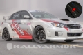 Picture of Rally Armor 11-14 Subaru WRX-STI Sedan Only Black UR Mud Flap w-Blue Logo