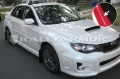 Picture of Rally Armor 11-14 Subaru WRX-STI Sedan Only Red UR Mud Flap w-White Logo