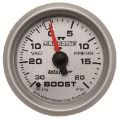 Picture of Autometer Ultra-Lite II 52mm 30 in Hg-20 psi Mechanical Boost-Vacuum Gauge
