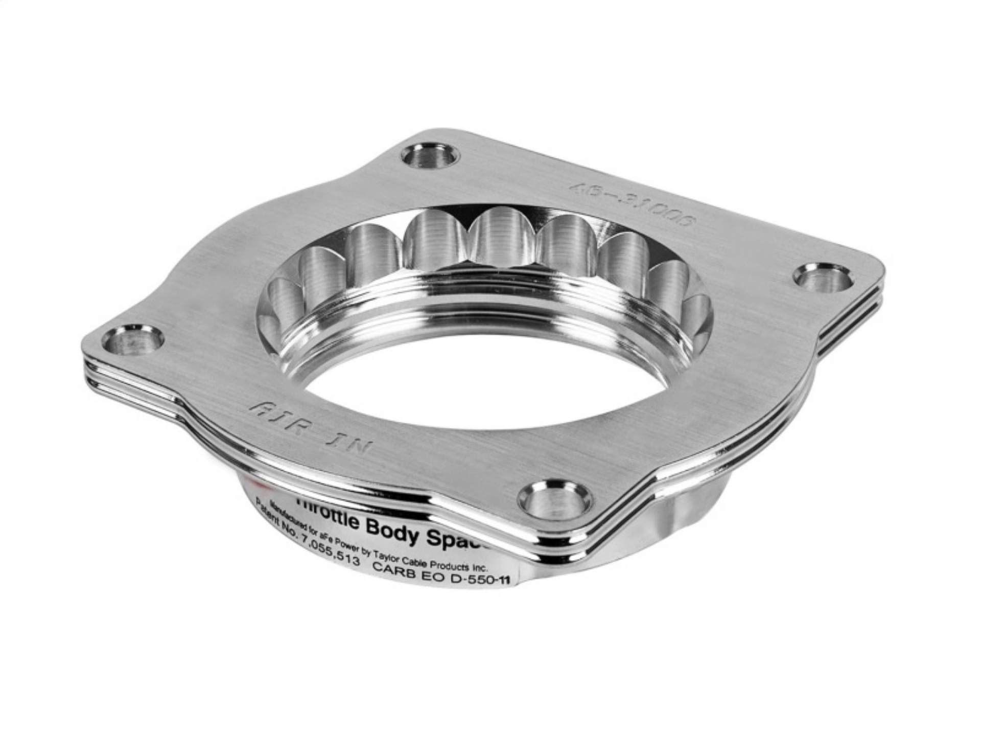 Picture of aFe Silver Bullet Throttle Body Spacers TBS BMW 5 Series E60 06-10 V8-4-8L