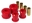 Picture of Prothane 01-02 Honda Civic Front Control Arm Bushings - Red