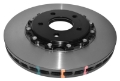Picture of DBA 05-10 Ford Mustang GT - 11-13 V6 Front Slotted 5000 Series 2 Piece Rotor Assembled w- Black Hat